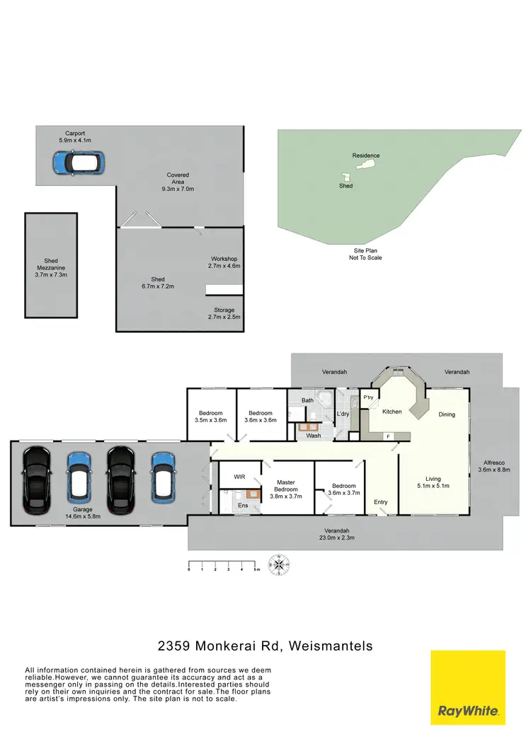 Floorplan of Homely rural property listing, 2359 Monkerai Road, Weismantels NSW 2415