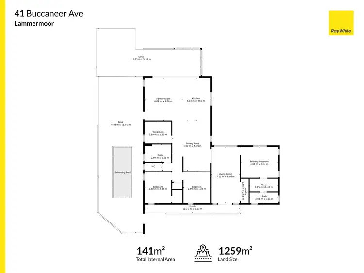 Floorplan of Homely house listing, 41 Buccaneer Avenue, Lammermoor QLD 4703