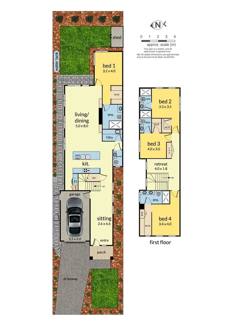Floorplan of Homely townhouse listing, 24A Suva Street, Mulgrave VIC 3170