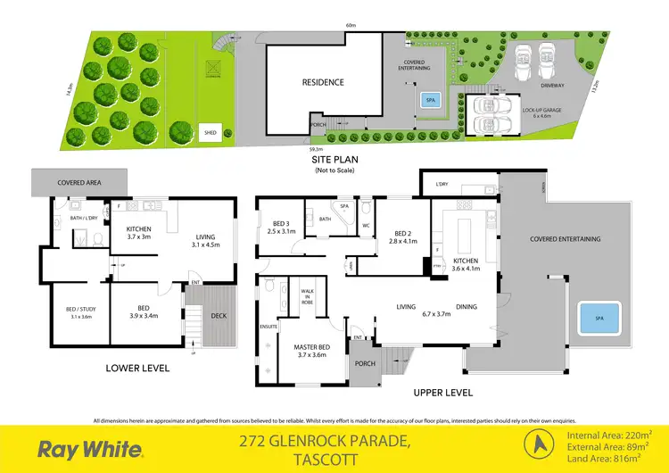 Floorplan of Homely house listing, 272 Glenrock Parade, Tascott NSW 2250