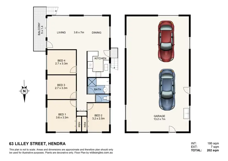Floorplan of Homely house listing, 63 Lilley Street, Hendra QLD 4011