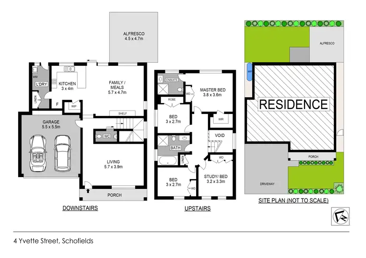 Floorplan of Homely house listing, 4 Yvette Street, Schofields NSW 2762