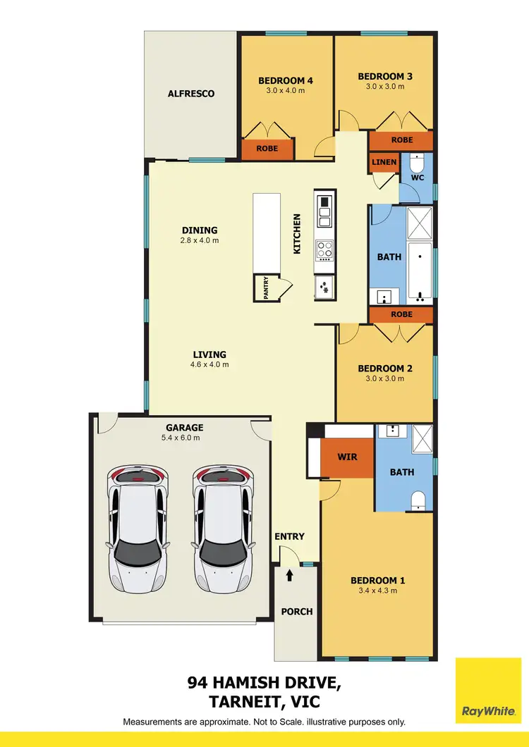 Floorplan of Homely house listing, 94 Hamish Drive, Tarneit VIC 3029