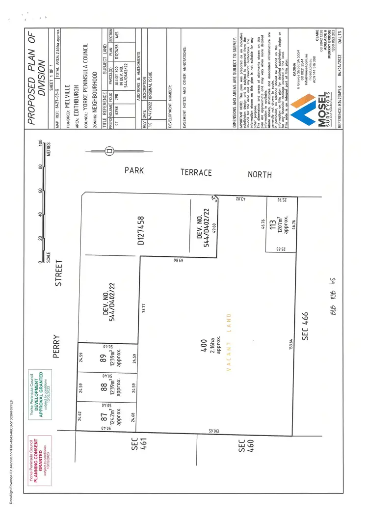 Floorplan of Homely land listing, Lot 87 Perry Street, Edithburgh SA 5583