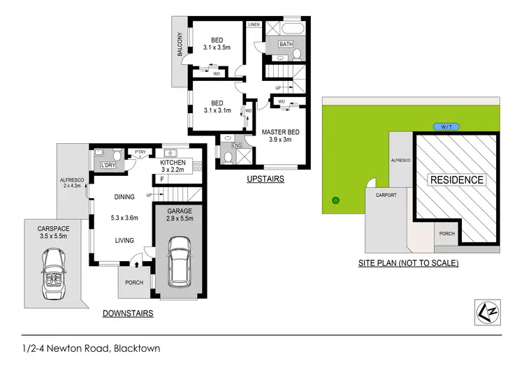 Floorplan of Homely house listing, 1/2-4 Newton Road, Blacktown NSW 2148