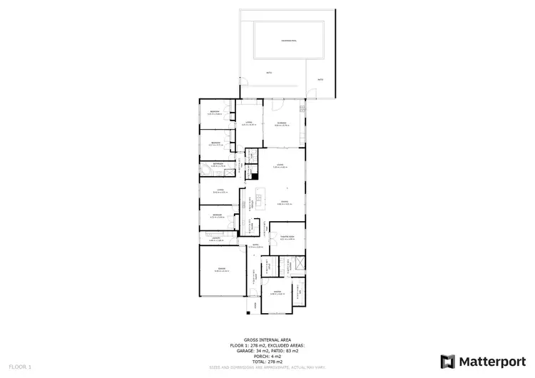 Floorplan of Homely house listing, 19 Sandalwood Aveune, Swan Hill VIC 3585