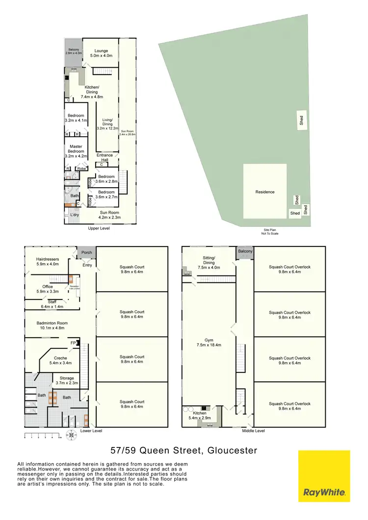 Floorplan of Homely house listing, 57-59 Queen Street, Gloucester NSW 2422