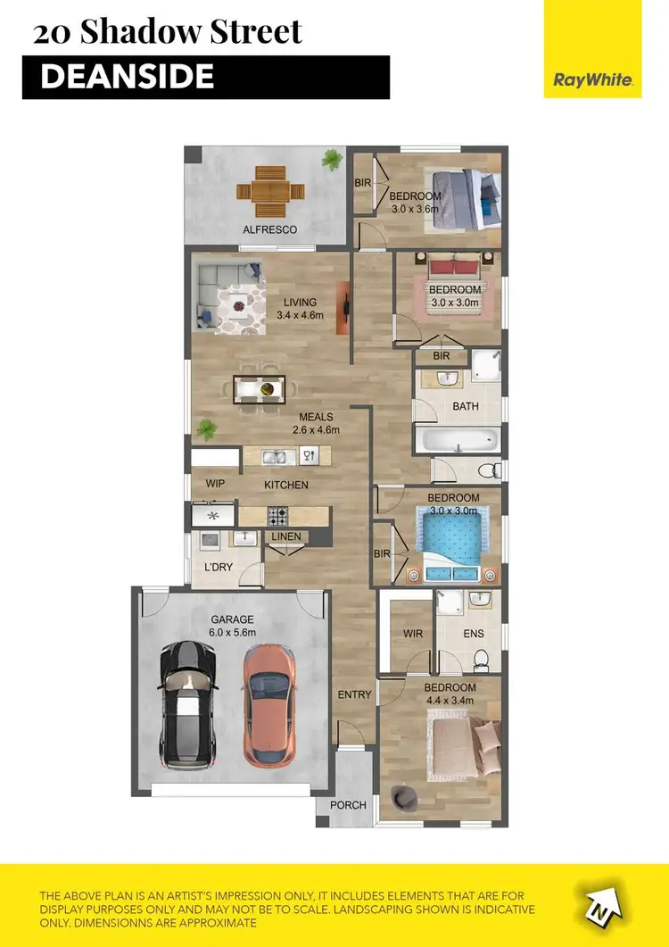 Floorplan of Homely house listing, 20 Shadow Street, Deanside VIC 3336