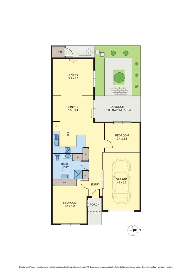 Floorplan of Homely unit listing, 4/489B Mahoneys Road, Fawkner VIC 3060