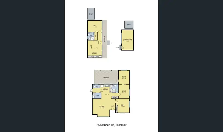 Floorplan of Homely house listing, 25 Cuthbert Road, Reservoir VIC 3073