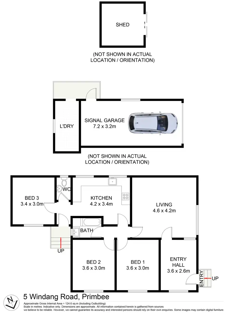 Floorplan of Homely house listing, 5 Windang Road, Primbee NSW 2502