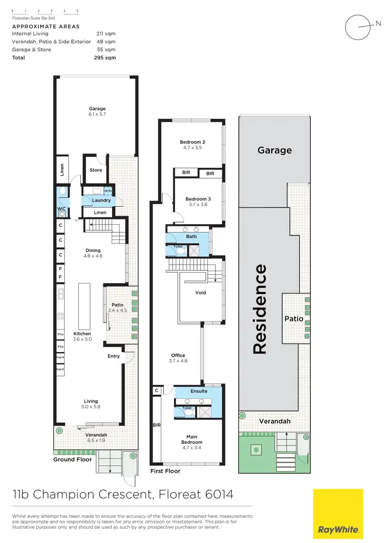 Floorplan of Homely house listing, 11B Champion Crescent, Floreat WA 6014