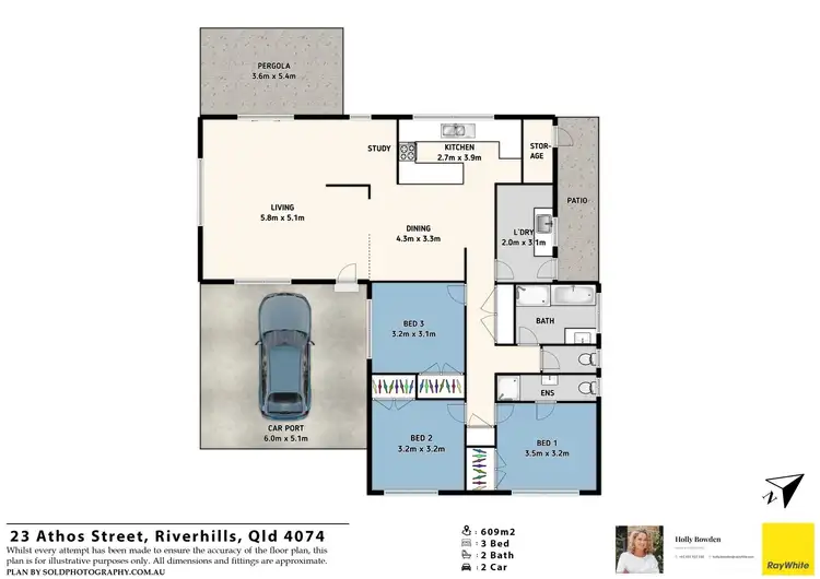 Floorplan of Homely house listing, 23 Athos Street, Riverhills QLD 4074