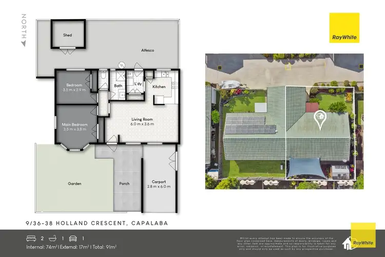 Floorplan of Homely unit listing, 9/36-38 Holland Crescent, Capalaba QLD 4157