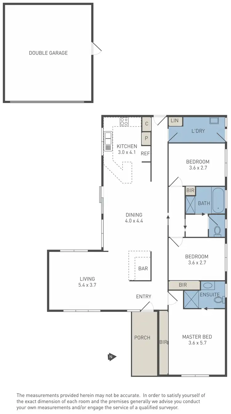 Floorplan of Homely house listing, 83 Bellbridge Drive, Hoppers Crossing VIC 3029