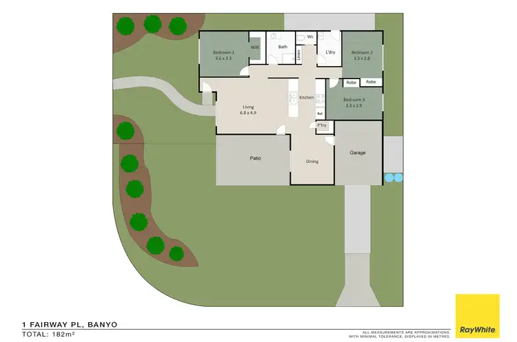 Floorplan of Homely house listing, 1 Fairway Place, Banyo QLD 4014