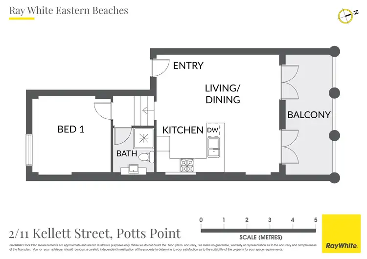 Floorplan of Homely apartment listing, 2/11 Kellett Street, Potts Point NSW 2011