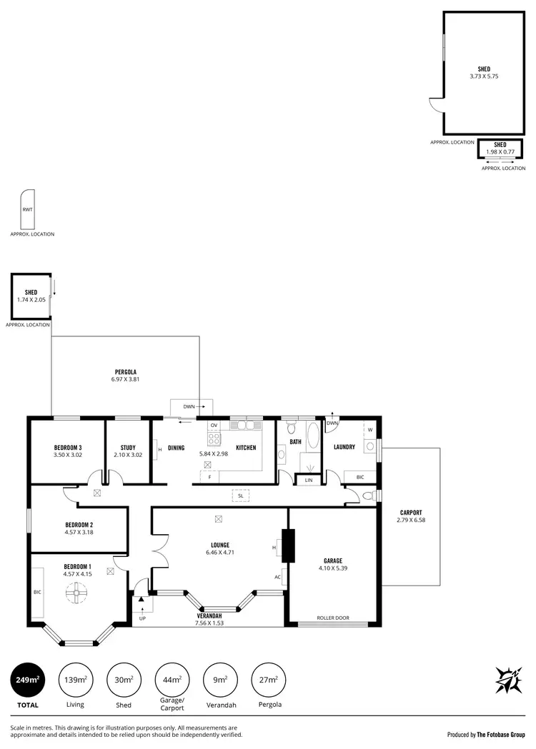 Floorplan of Homely house listing, 9 Shelley Avenue, Fulham Gardens SA 5024