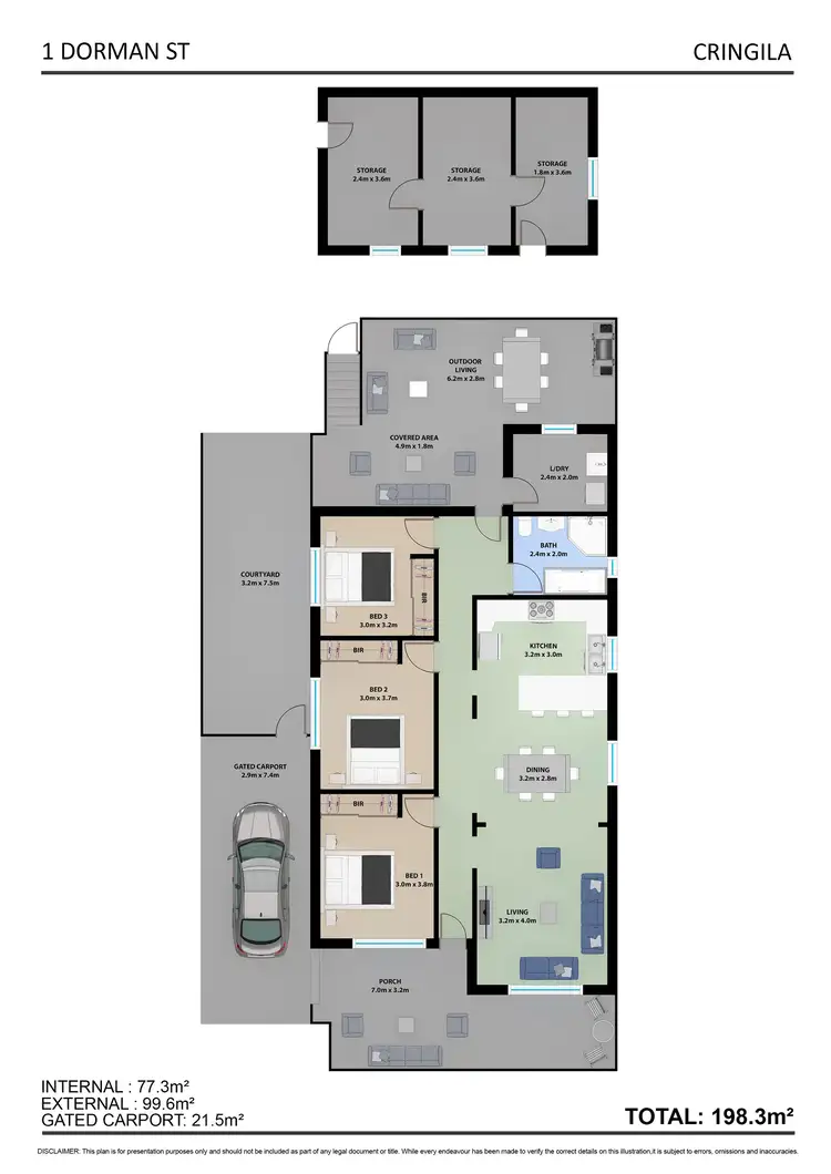 Floorplan of Homely house listing, 1 Dorman Street, Cringila NSW 2502