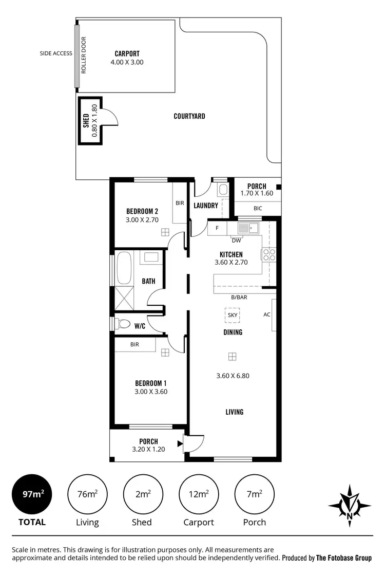 Floorplan of Homely house listing, 4/40 Byron Avenue, Clovelly Park SA 5042