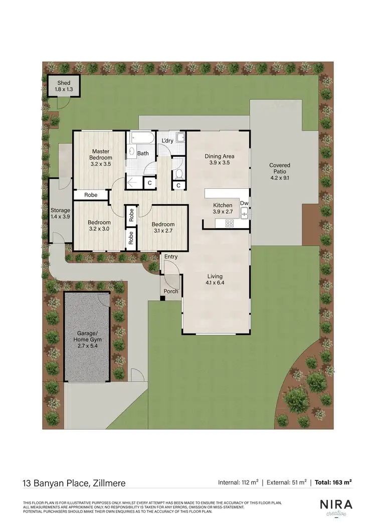 Floorplan of Homely house listing, 13 Banyan Place, Zillmere QLD 4034