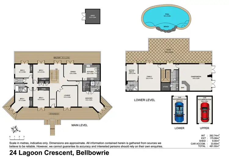 Floorplan of Homely house listing, 24 Lagoon Crescent, Bellbowrie QLD 4070