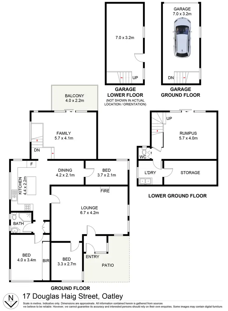 Floorplan of Homely house listing, 17 Douglas Haig Street, Oatley NSW 2223