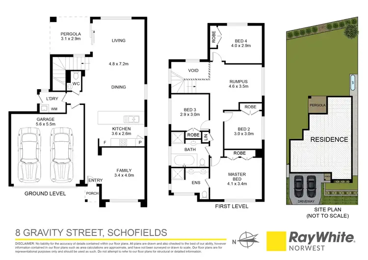 Floorplan of Homely house listing, 8 Gravity Street, Schofields NSW 2762