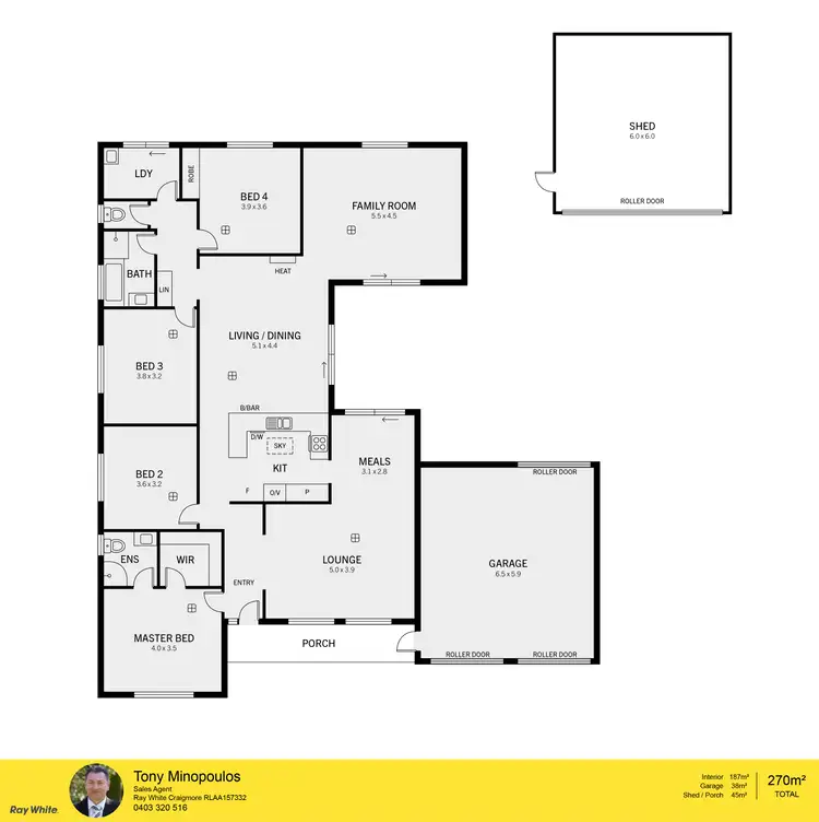 Floorplan of Homely house listing, 50 Balmoral Circuit, Blakeview SA 5114