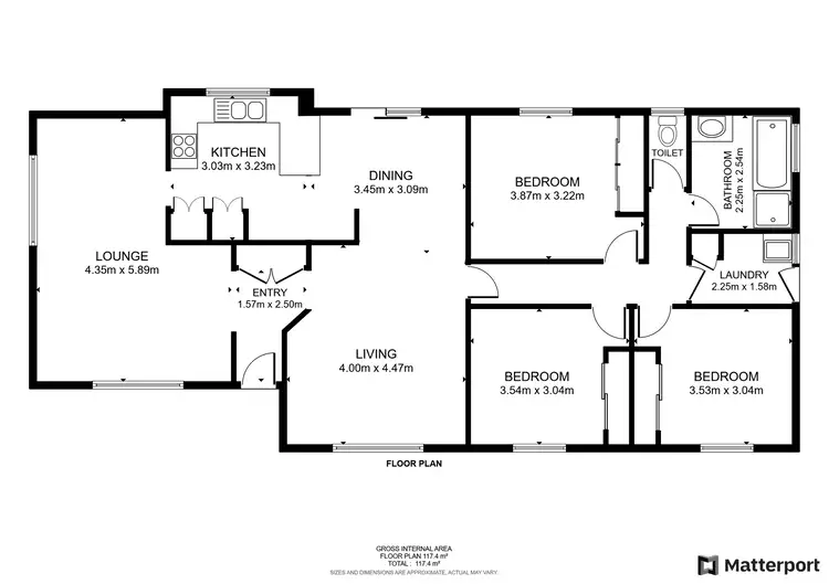 Floorplan of Homely house listing, 17 Donnington Street, Swan Hill VIC 3585