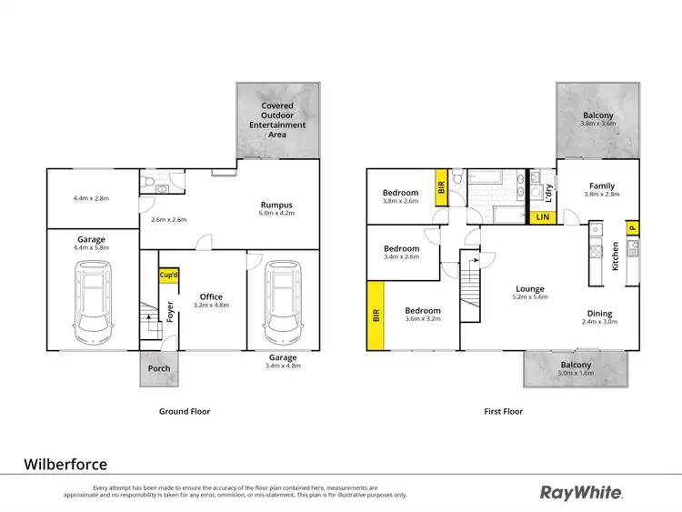 Floorplan of Homely rural property listing, 9 David Street, Wilberforce NSW 2756