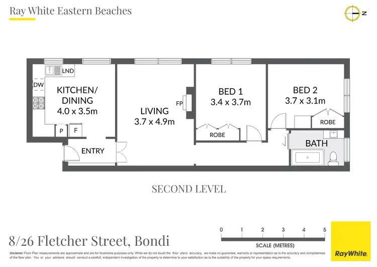 Floorplan of Homely apartment listing, 8/26 Fletcher Street, Bondi NSW 2026