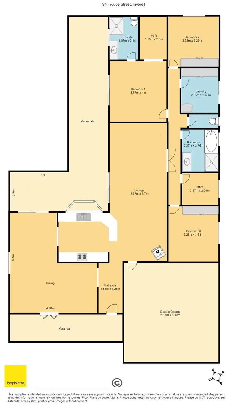 Floorplan of Homely house listing, 94 Froude Street, Inverell NSW 2360