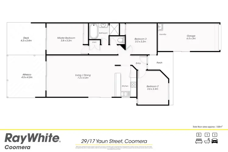 Floorplan of Homely unit listing, 29/17 Yaun Street, Coomera QLD 4209