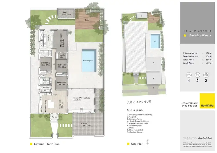 Floorplan of Homely house listing, 11 Auk Avenue, Burleigh Waters QLD 4220