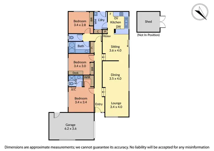 Floorplan of Homely house listing, 4 Hewson Court, Wantirna South VIC 3152