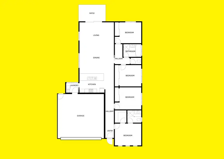 Floorplan of Homely house listing, 15 Midtown Drive, Mildura VIC 3500