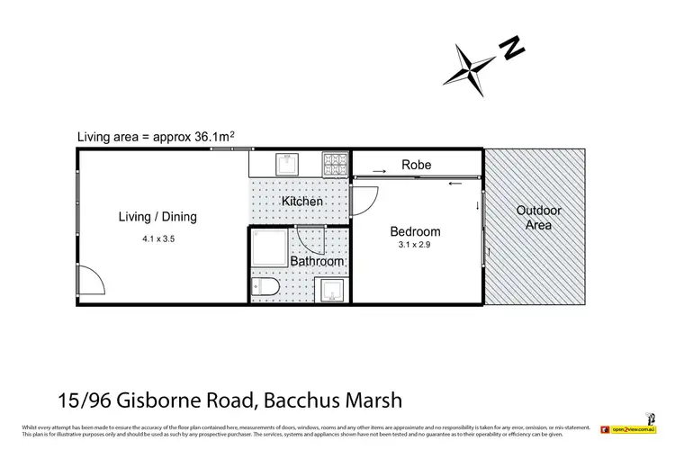 Floorplan of Homely house listing, 15/96 Gisborne Road, Bacchus Marsh VIC 3340