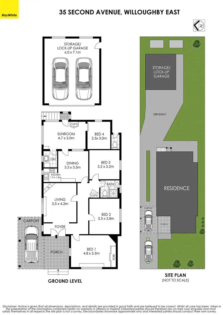Floorplan of Homely house listing, 35 Second Avenue, Willoughby NSW 2068