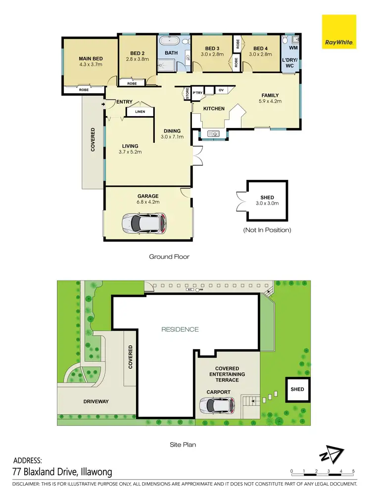 Floorplan of Homely house listing, 77 Blaxland Drive, Illawong NSW 2234