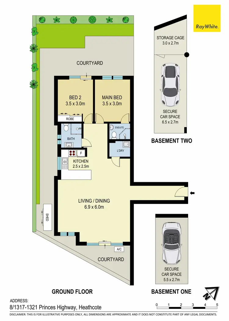 Floorplan of Homely apartment listing, 8/1317-1321 Princes Highway, Heathcote NSW 2233