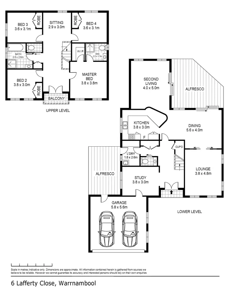 Floorplan of Homely house listing, 6 Lafferty Close, Warrnambool VIC 3280