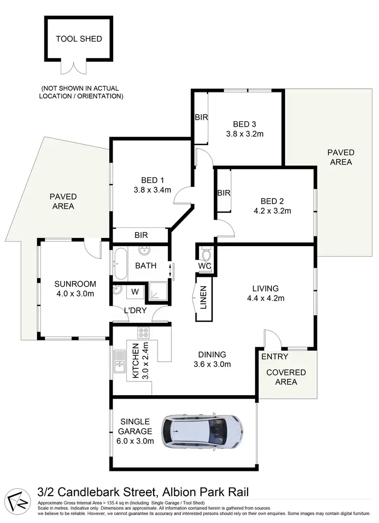 Floorplan of Homely house listing, 3/2 Candlebark Street, Albion Park Rail NSW 2527