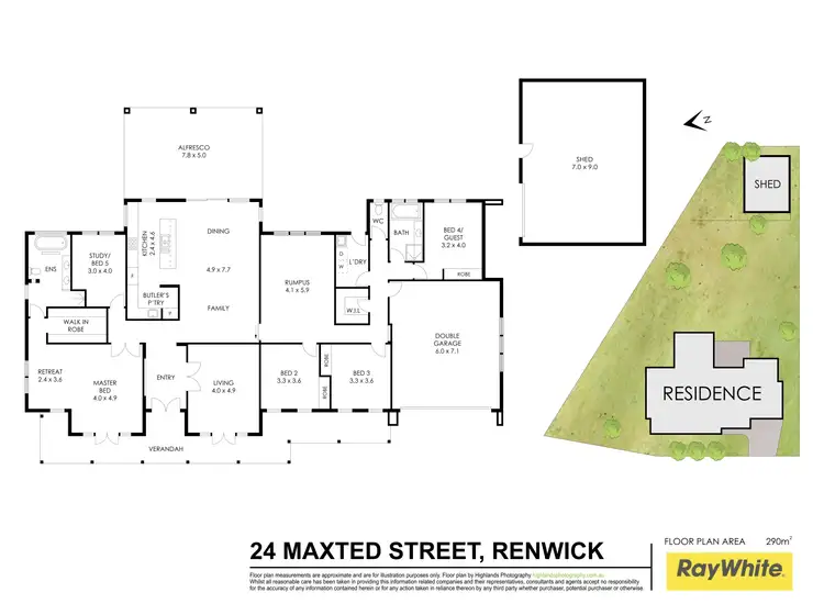 Floorplan of Homely house listing, 24 Maxted Street, Renwick NSW 2575