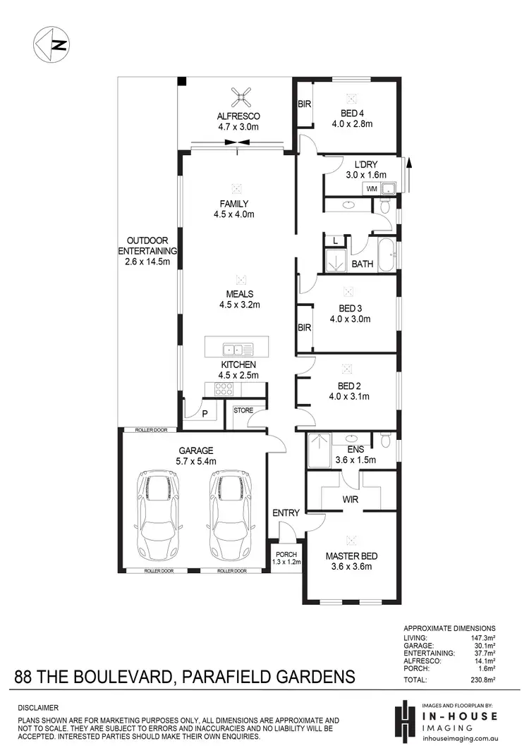 Floorplan of Homely house listing, 88 The Boulevard, Parafield Gardens SA 5107