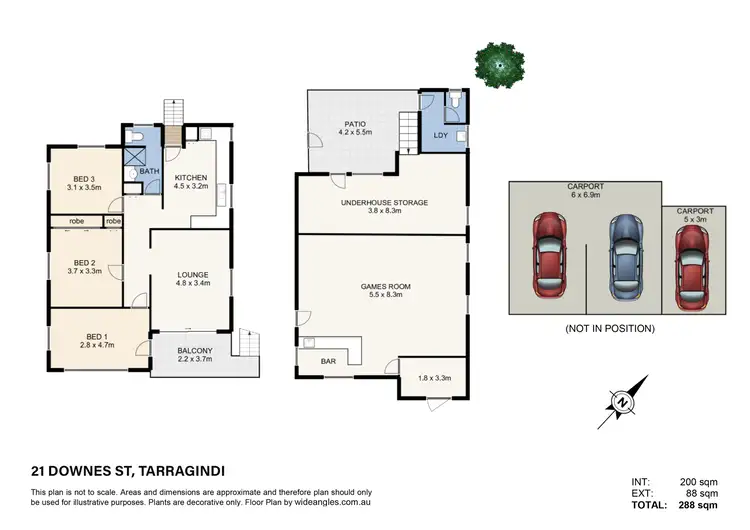 Floorplan of Homely house listing, 21 Downes Street, Tarragindi QLD 4121