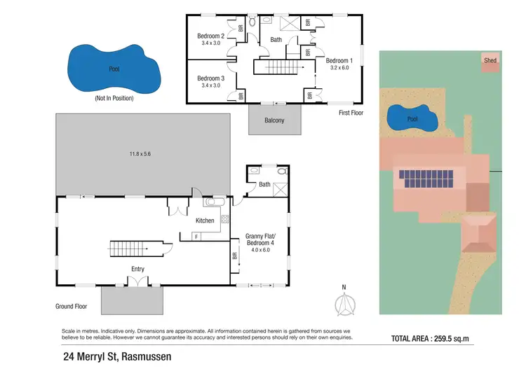 Floorplan of Homely house listing, 24 Merryl Street, Rasmussen QLD 4815