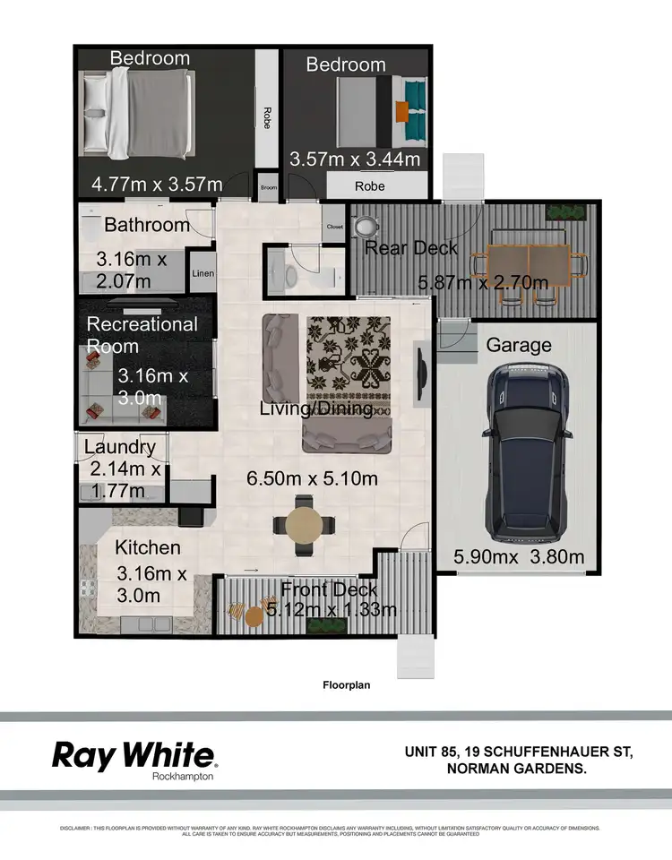 Floorplan of Homely house listing, 85/19 Schuffenhauer Street, Norman Gardens QLD 4701
