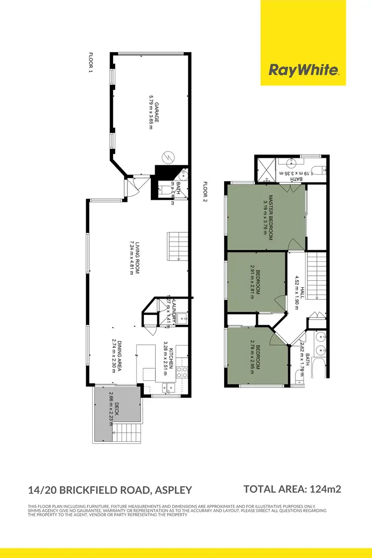 Floorplan of Homely townhouse listing, 14/20 Brickfield Road, Aspley QLD 4034
