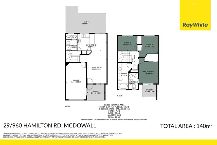 Floorplan of Homely townhouse listing, 29/960 Hamilton Road, Mcdowall QLD 4053